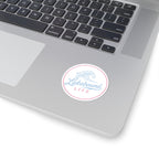 Pastel Wave Kiss-Cut Sticker for Laptops & Water Bottles