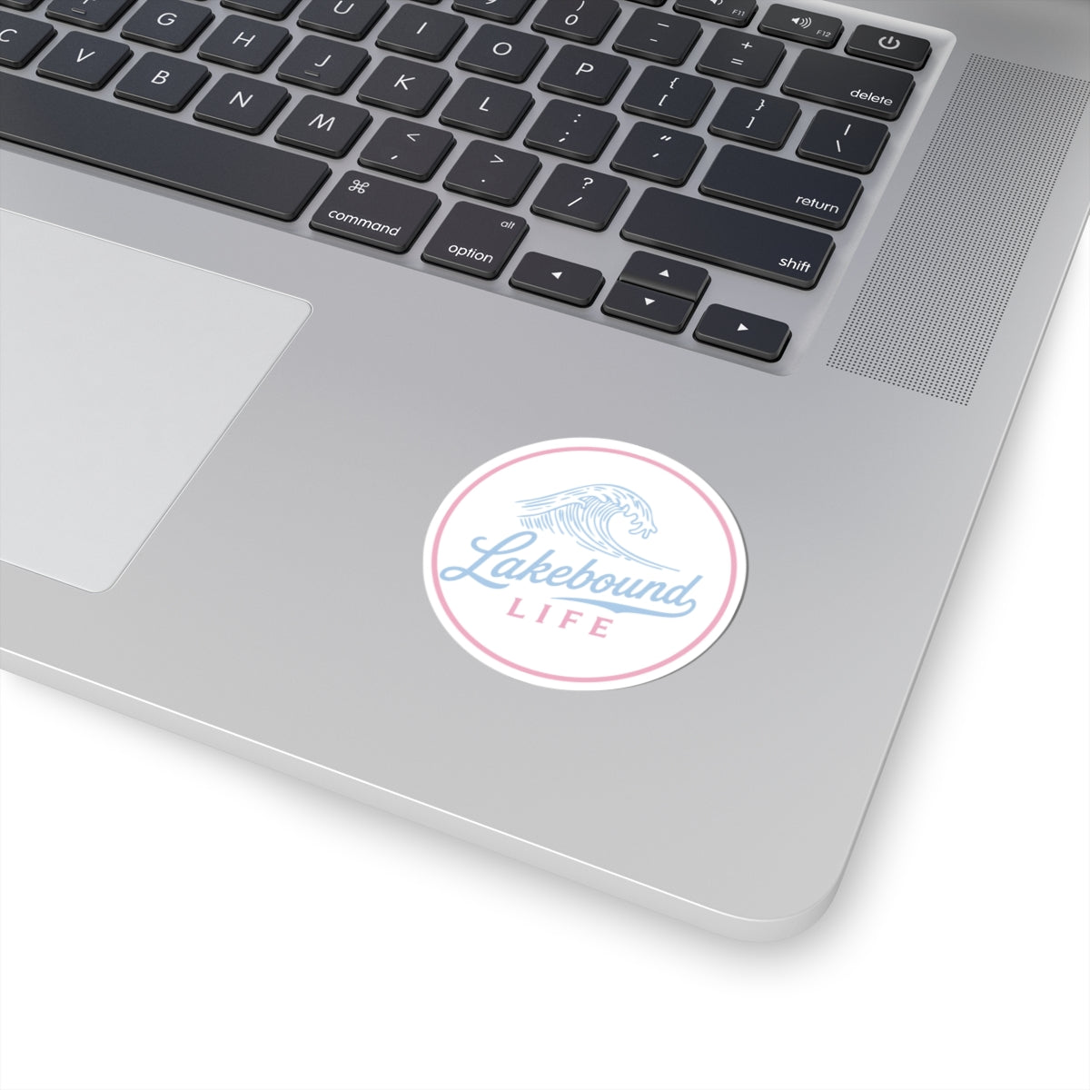 Pastel Wave Kiss-Cut Sticker for Laptops & Water Bottles