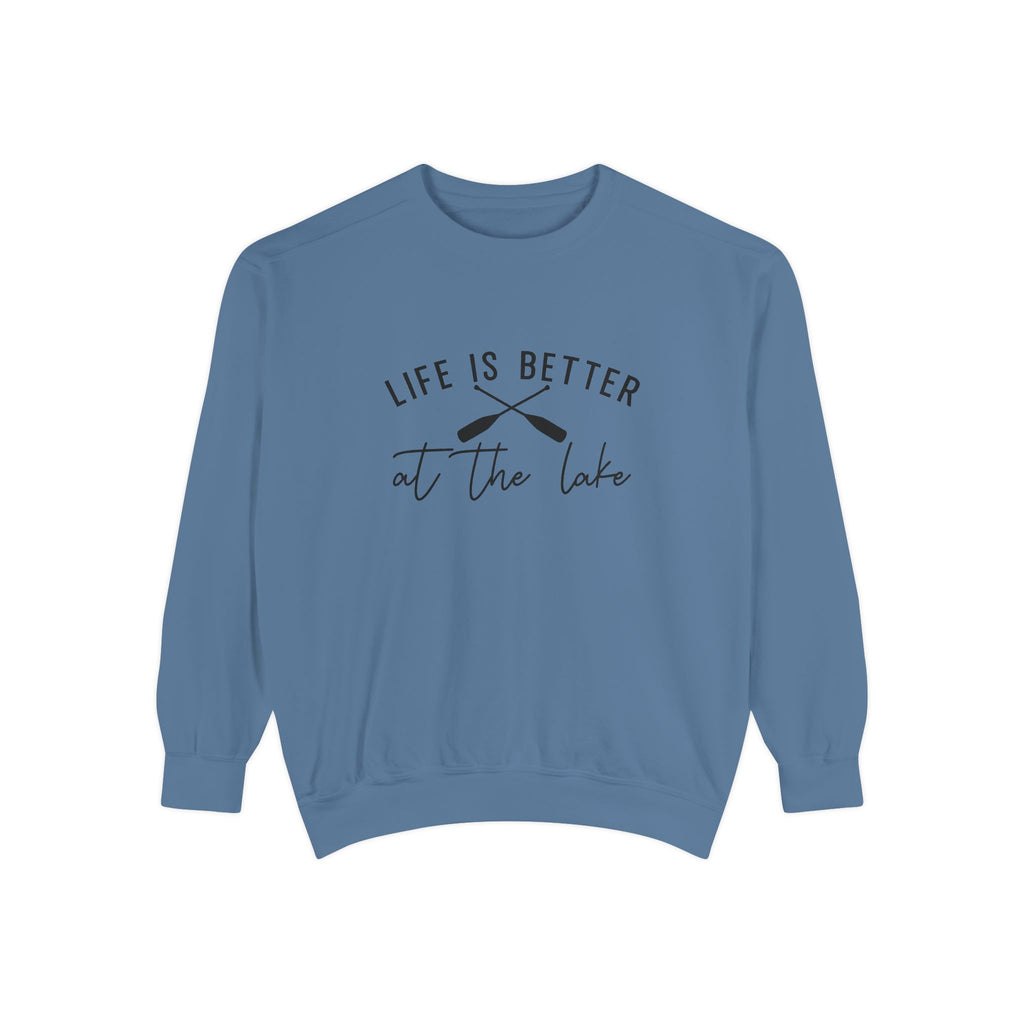 Life Is Better at the Lake Cozy Cabin Crewneck