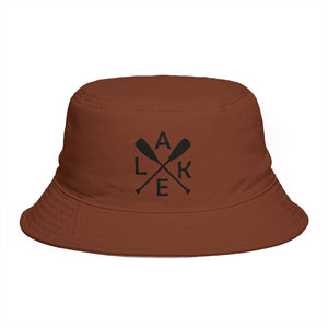Lake Oars Bucket Hat: Rustic Outdoor Fishing & Boating Accessory
