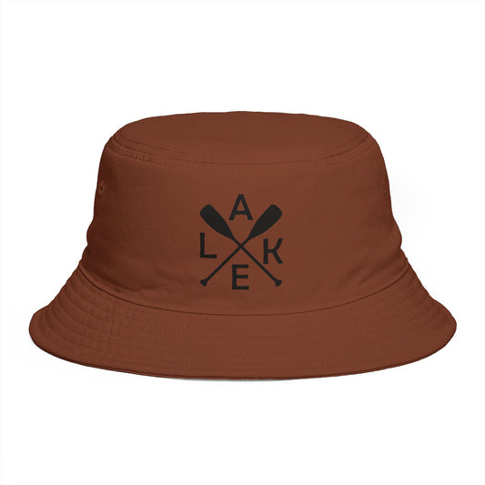 Lake Oars Bucket Hat: Rustic Outdoor Fishing & Boating Accessory