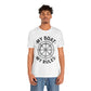 Nautical "My Boat My Rules" Graphic Tee — Captain Wheel Shirt for Boaters