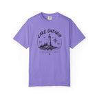Lake Ontario Lighthouse Tee, Vintage Great Lakes Nautical Print