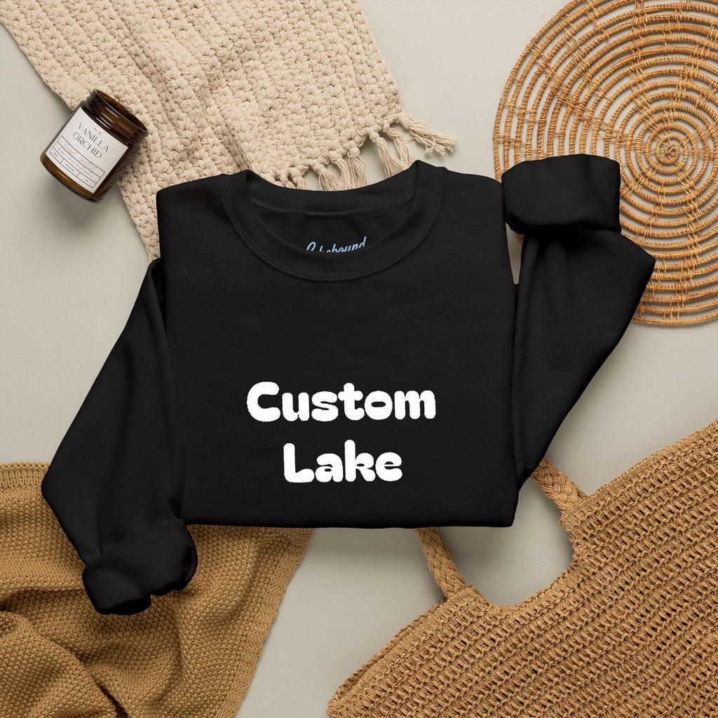 Personalizable Lake Name Crewneck