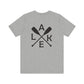 Lake Oar Graphic Tee — LAKE Crossed Oars Chest & Back T‑Shirt