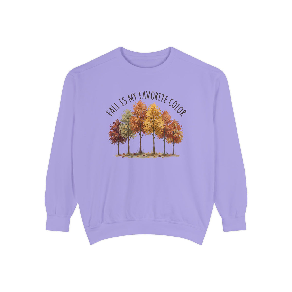 Fall Is My Favorite Color Sweatshirt - Autumn Tree Graphic Crewneck