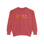 Garment-Dyed FALL Crewneck with Leaf-Strewn Lettering