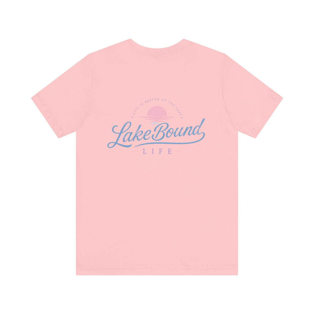 Pastel Sunset LakeBound Life Tee