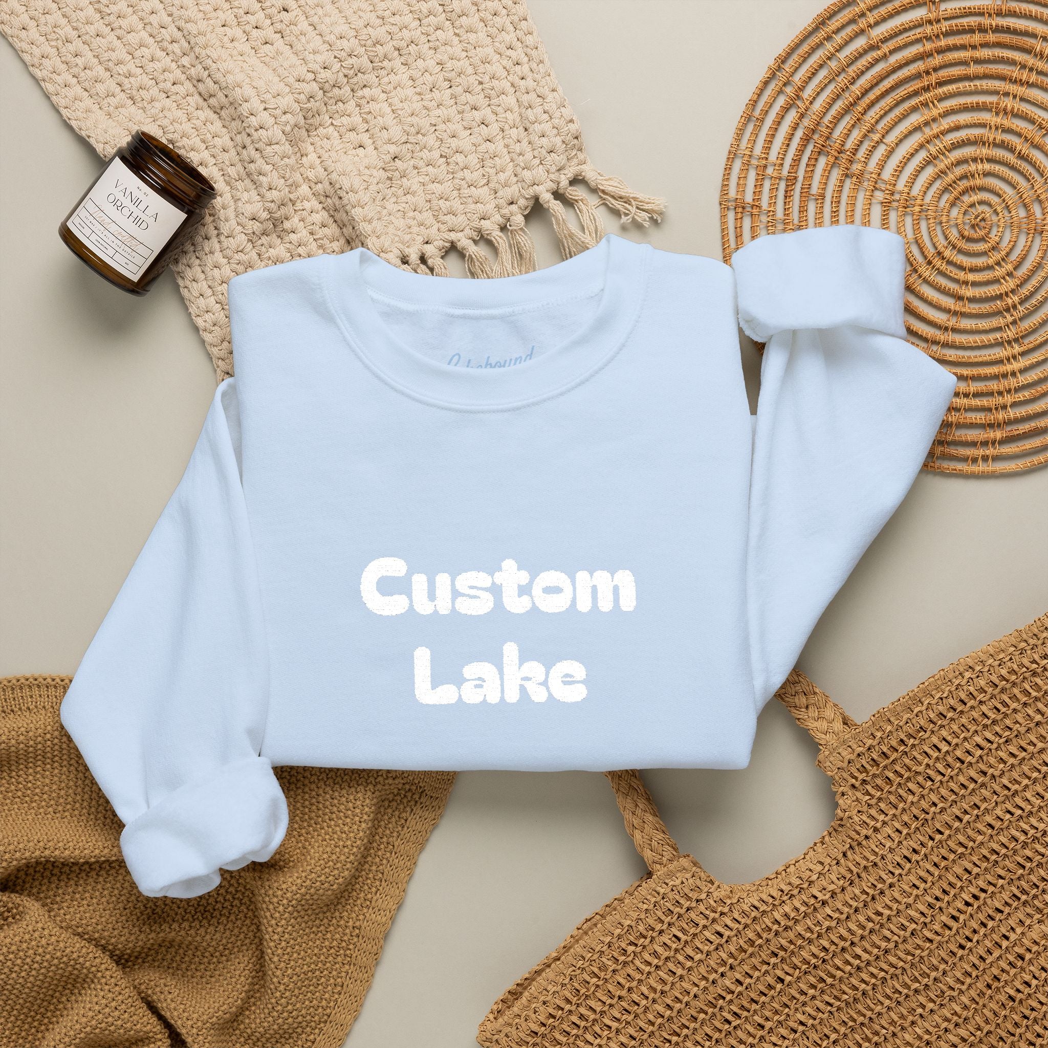 Personalizable Lake Name Crewneck