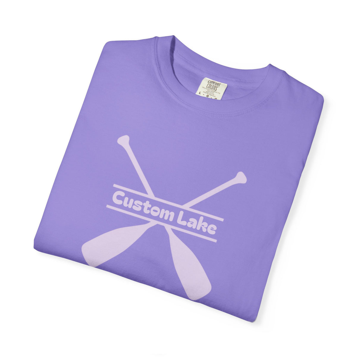 Custom Lake Name Oars T-Shirt