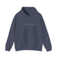 Wave Line Embroidered Hoodie — Minimalist Ocean Graphic Pullover