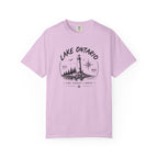 Lake Ontario Lighthouse Tee, Vintage Great Lakes Nautical Print