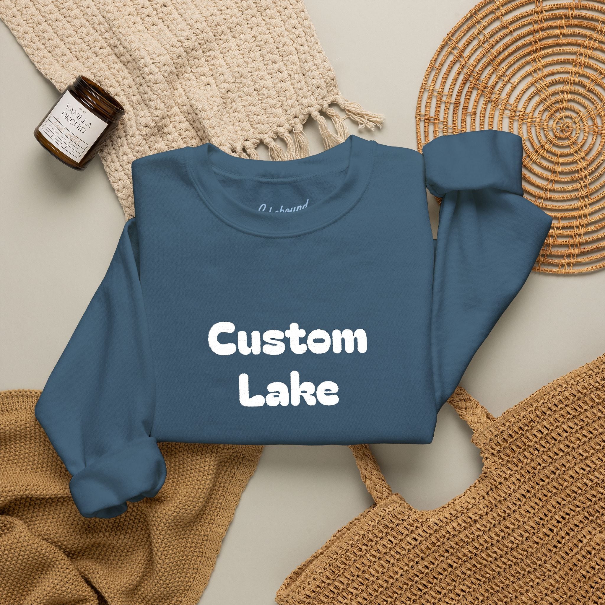 Personalizable Lake Name Crewneck