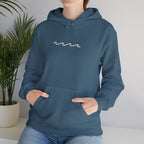 Embroidered Wave Hoodie