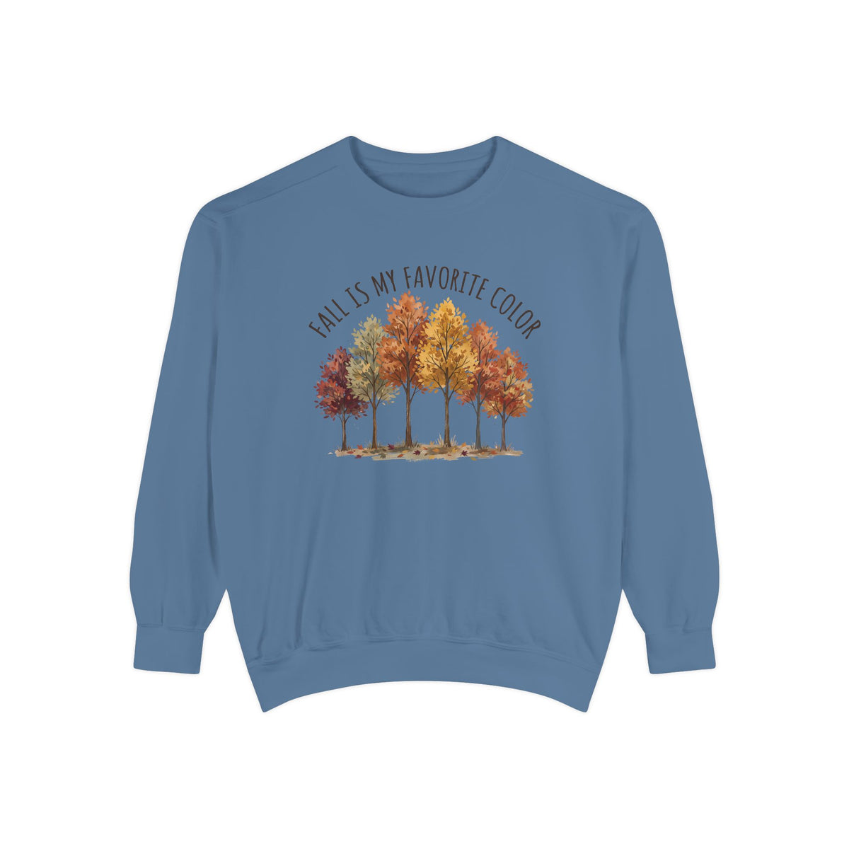 Fall Is My Favorite Color Sweatshirt - Autumn Tree Graphic Crewneck