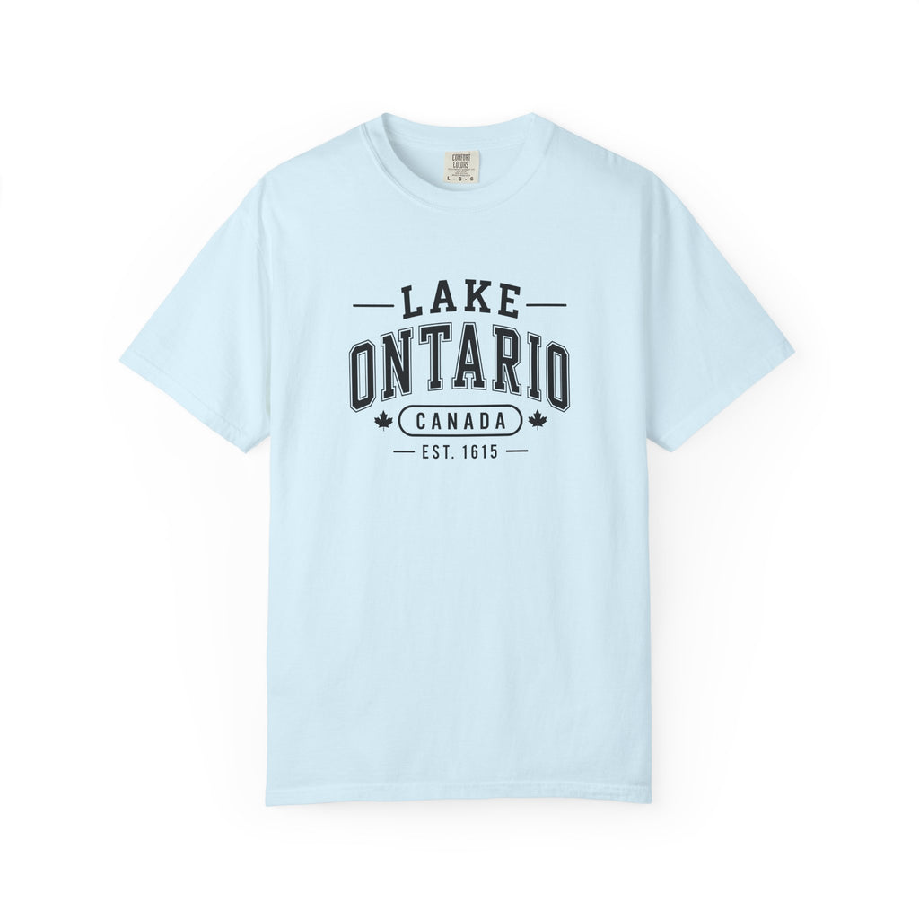 Lake Ontario Garment-Dyed Tee, Shoreline Print