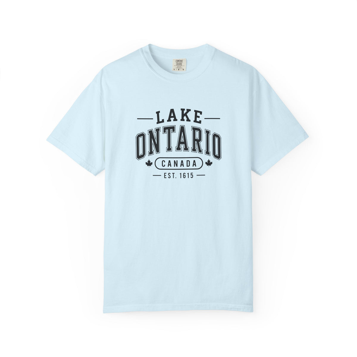 Lake Ontario Garment-Dyed Tee, Shoreline Print