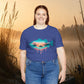 Sunset Fishing Tee — Dripping Fish Sunset Graphic T-Shirt