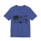 Fishing Flag T‑Shirt — American Flag Made of Fishing Rods & Lures