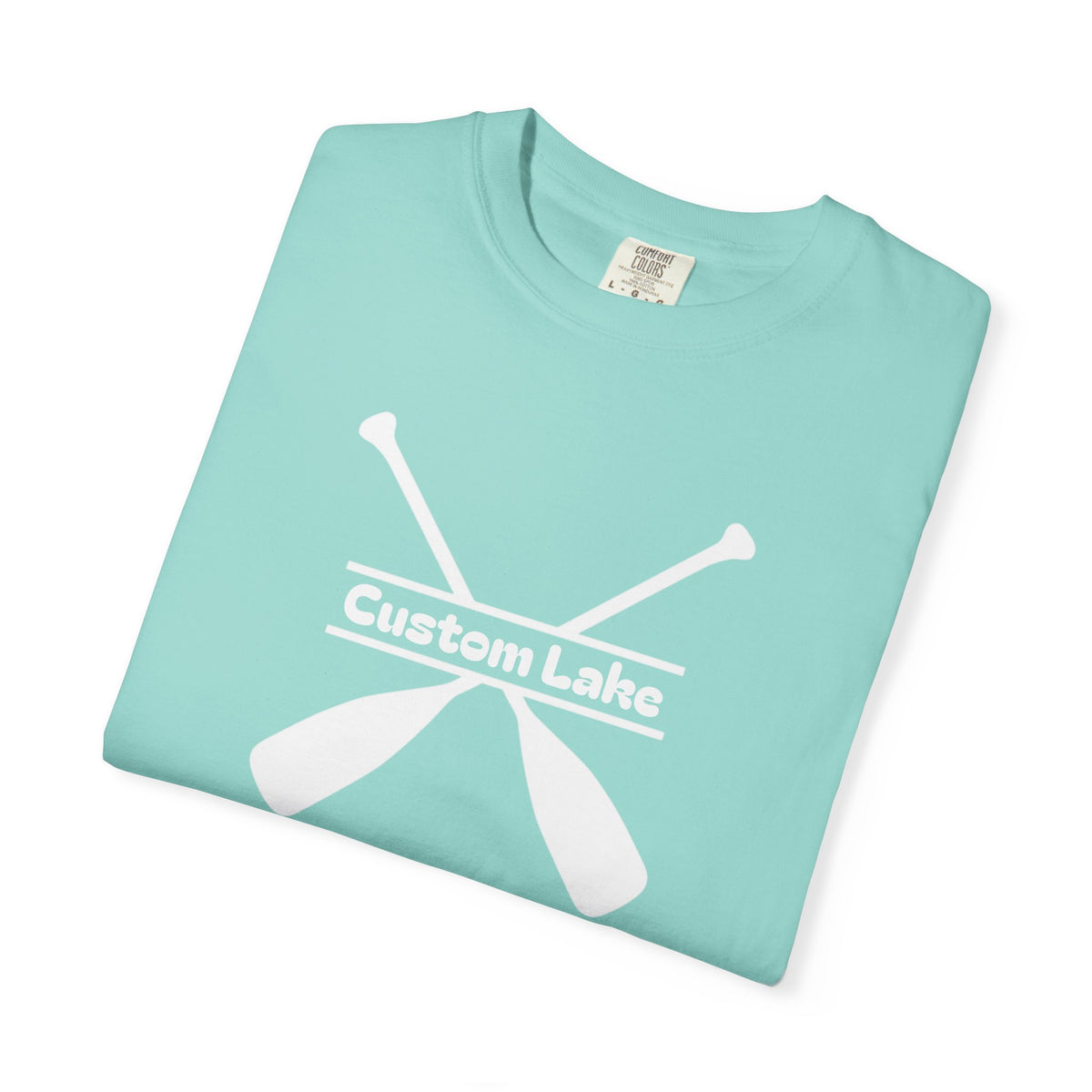 Custom Lake Name Oars T-Shirt