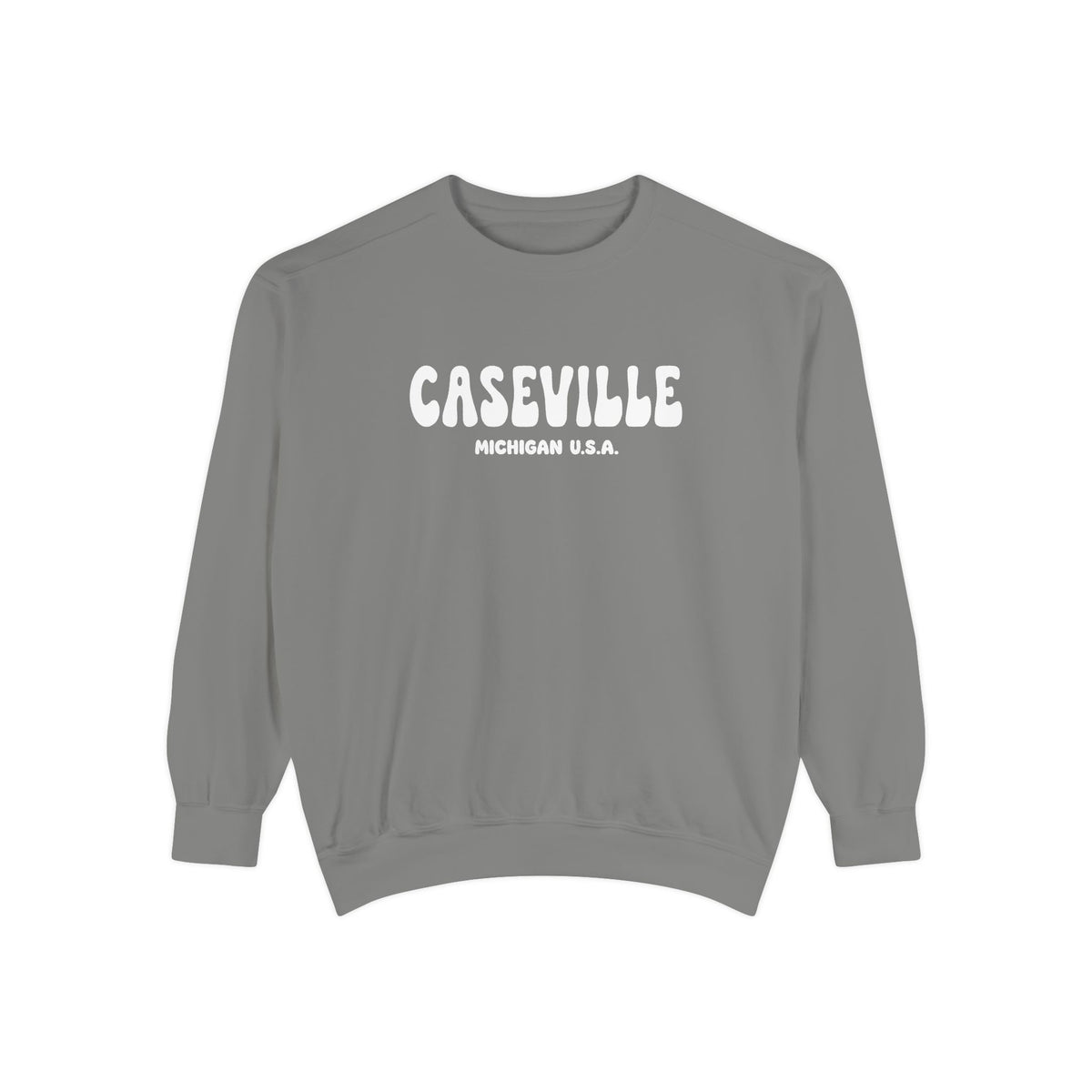 Personalizable Text - Caseville Michigan Crewneck Sweatshirt