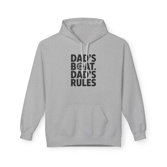 Dad’s Boat Dad’s Rules Hoodie — Funny Dad Pullover