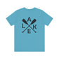 Lake Oar Graphic Tee — LAKE Crossed Oars Chest & Back T‑Shirt