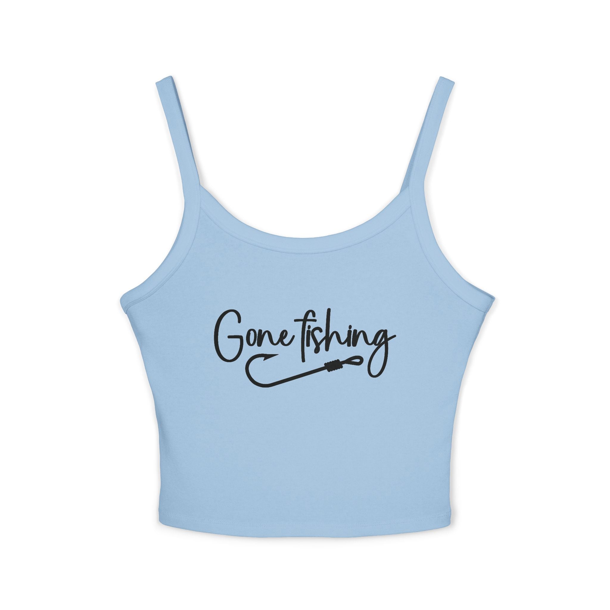 Gone Fishing Spaghetti Strap Tank