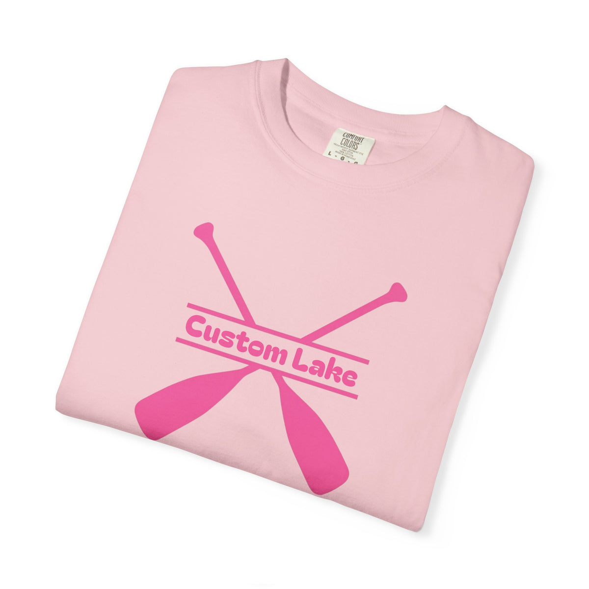 Custom Lake Name Oars T-Shirt