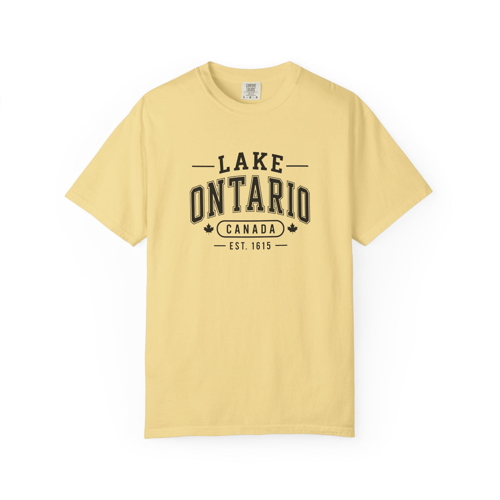 Lake Ontario Garment-Dyed Tee, Shoreline Print
