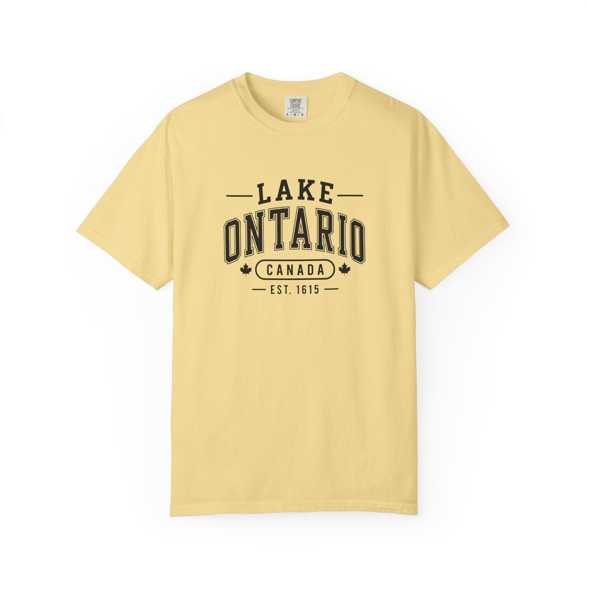 Lake Ontario Garment-Dyed Tee, Shoreline Print
