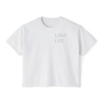 "Lake Life Good Company" Front & Back Cropped T-Shirt