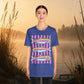 Rainbow Trout Graphic Tee — Colorful Fish Stripes T-Shirt