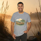 Fishing on Lake T-Shirt – Vintage Sunset Tee for Outdoors Lovers