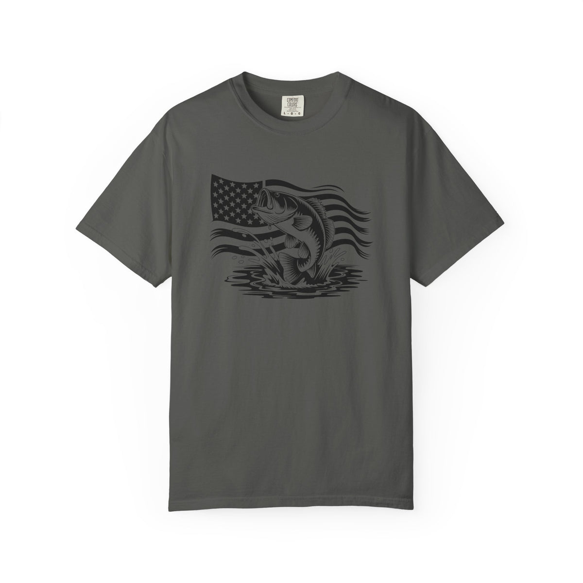 Patriotic Bass Fishing T-Shirt