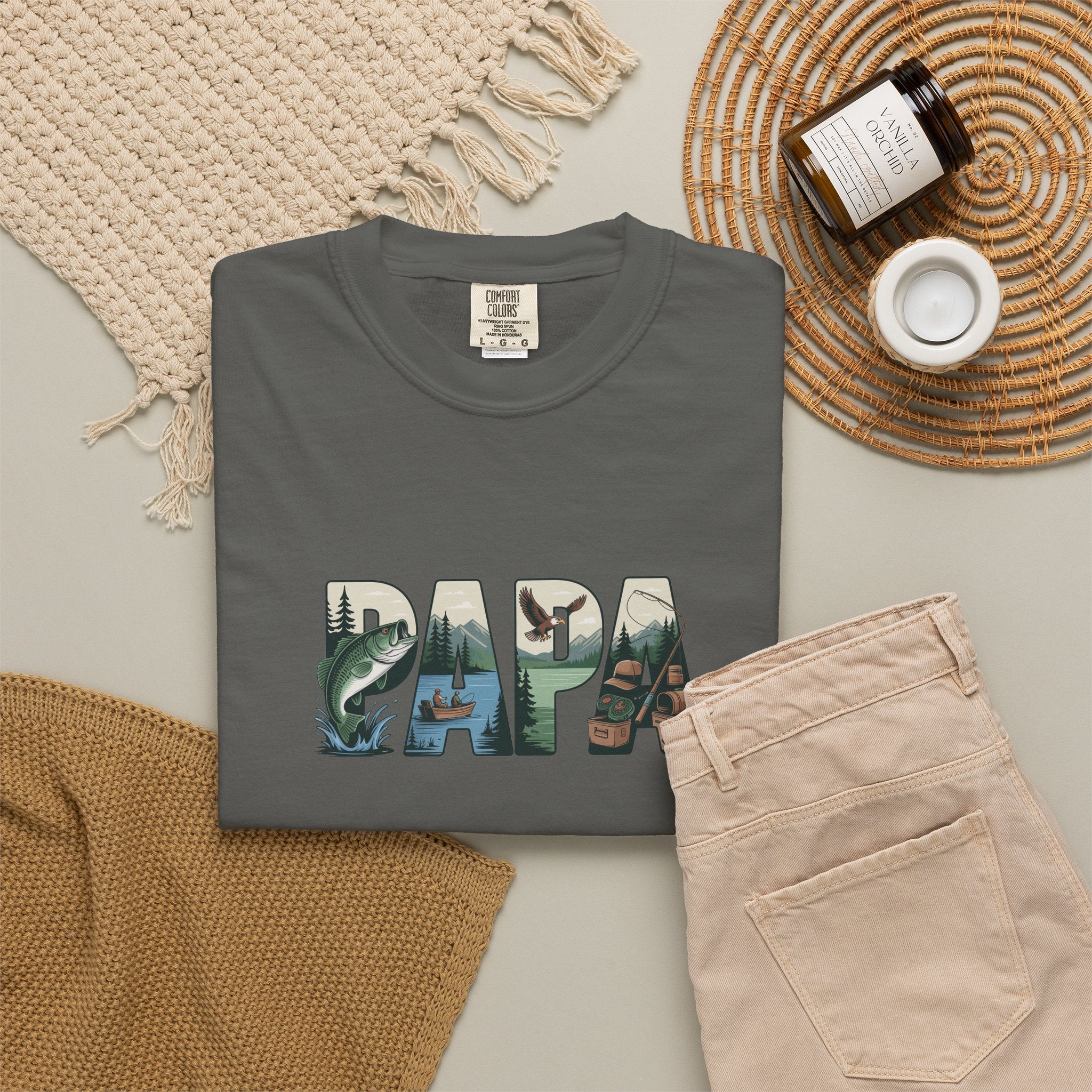 Papa Fishing T-Shirt