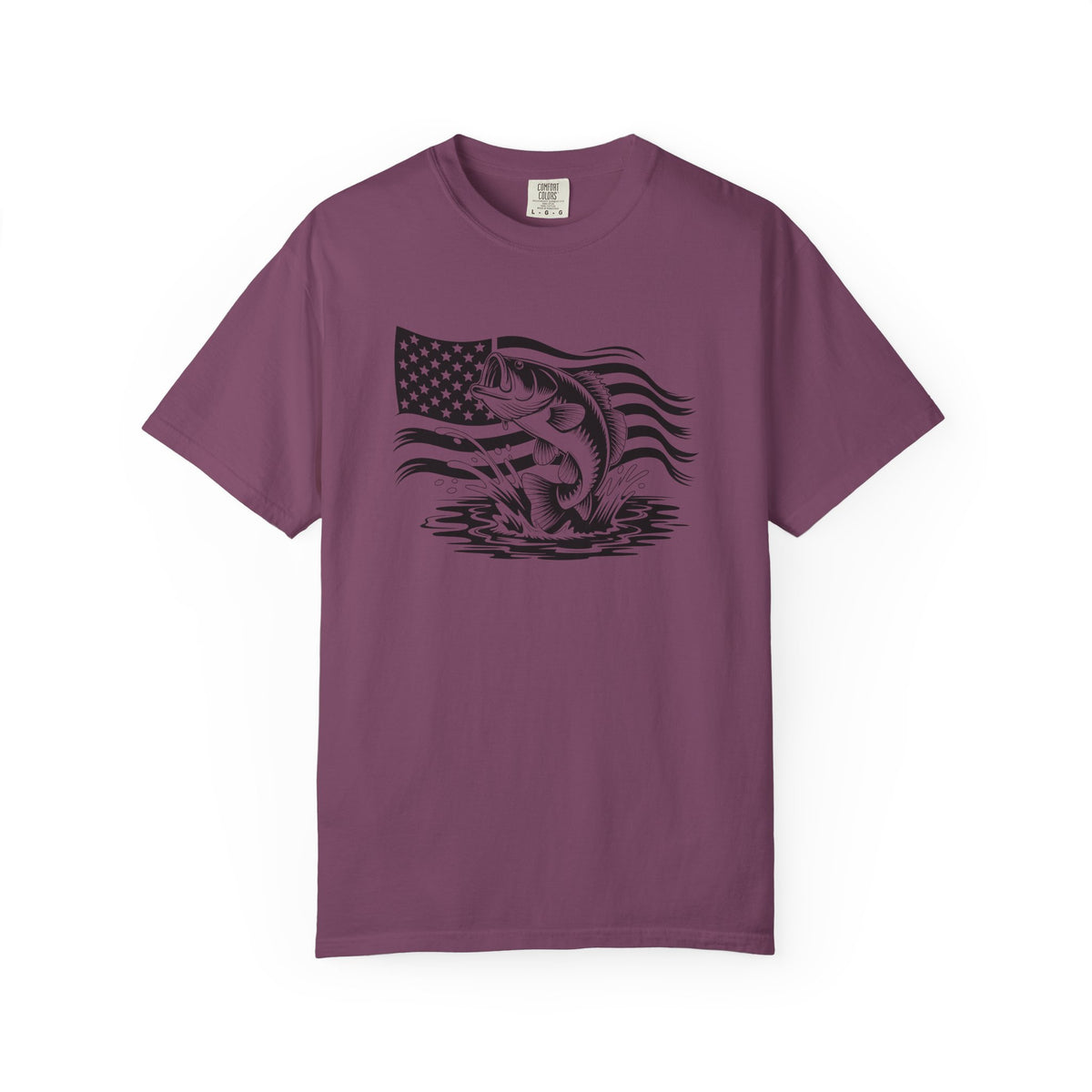 Patriotic Bass Fishing T-Shirt