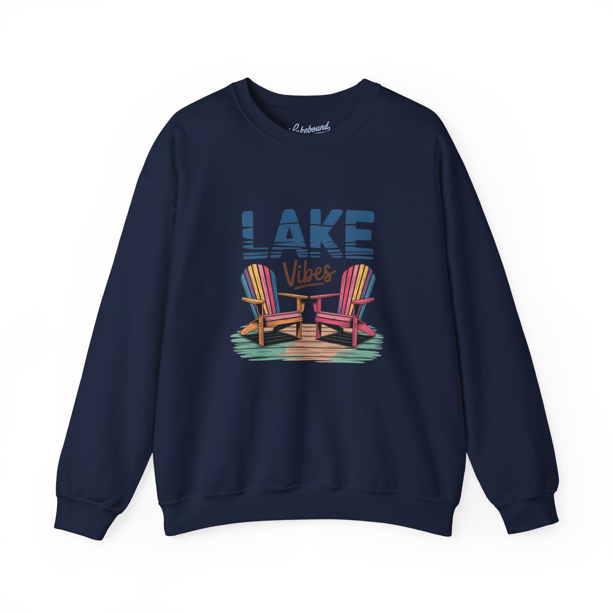 Lake Vibes Adirondack Chairs Crewneck