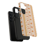 Autumn Pumpkin Striped Phone Case