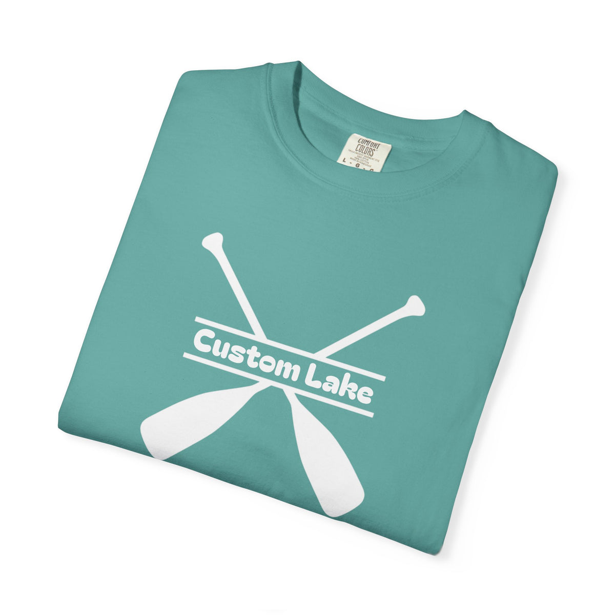 Custom Lake Name Oars T-Shirt
