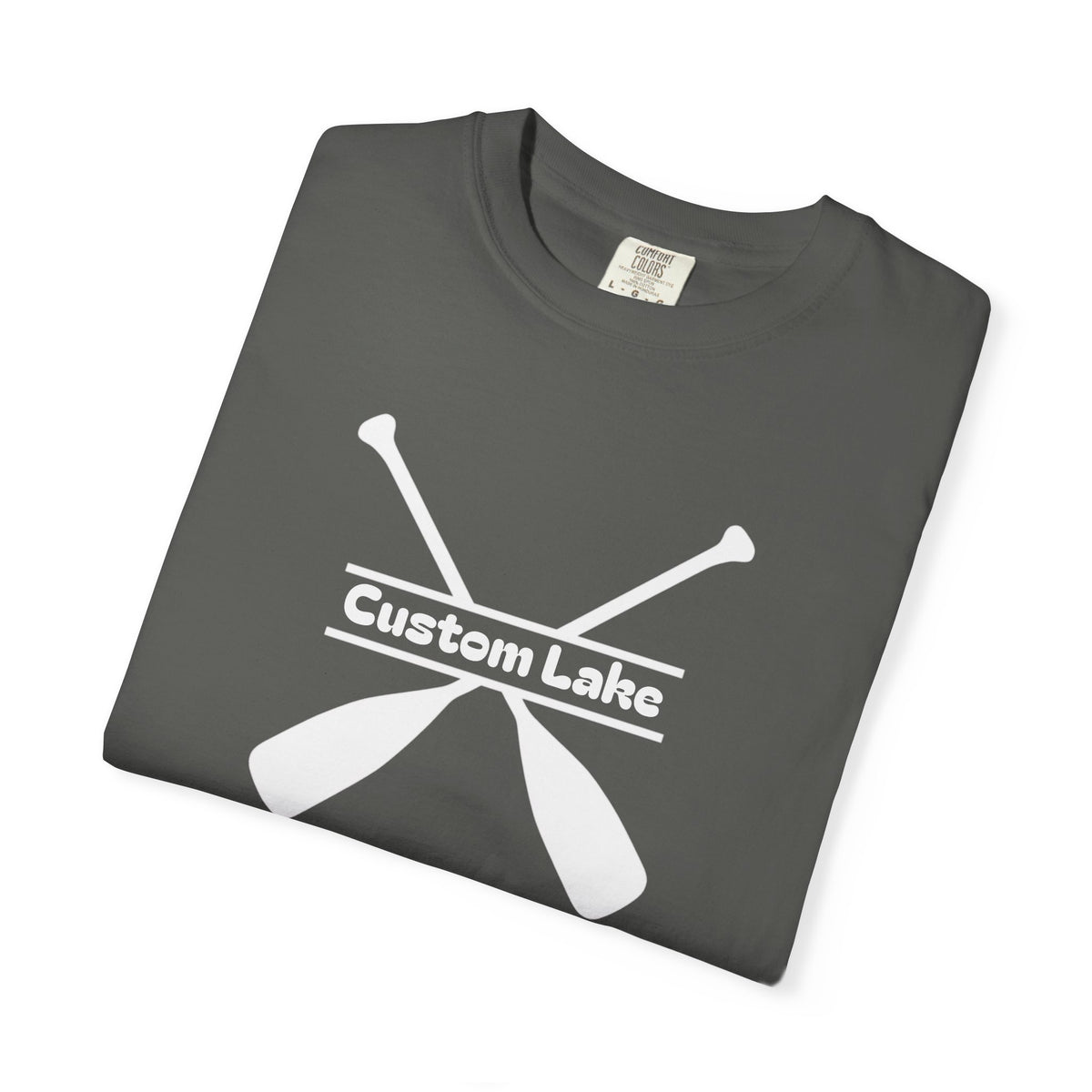 Custom Lake Name Oars T-Shirt