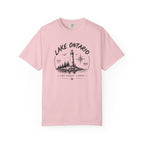 Lake Ontario Lighthouse Tee, Vintage Great Lakes Nautical Print