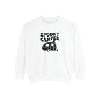 Spooky Camper Sweatshirt: Retro Trailer Halloween Pullover