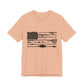Fishing Flag T‑Shirt — American Flag Made of Fishing Rods & Lures