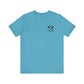 Lake Oar Graphic Tee: LAKE Crossed Oars Chest & Back T-Shirt