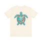 Sea Turtle -"'Be Comfortable In Your Own Shell"'- Unisex Jersey Short Sleeve Tee