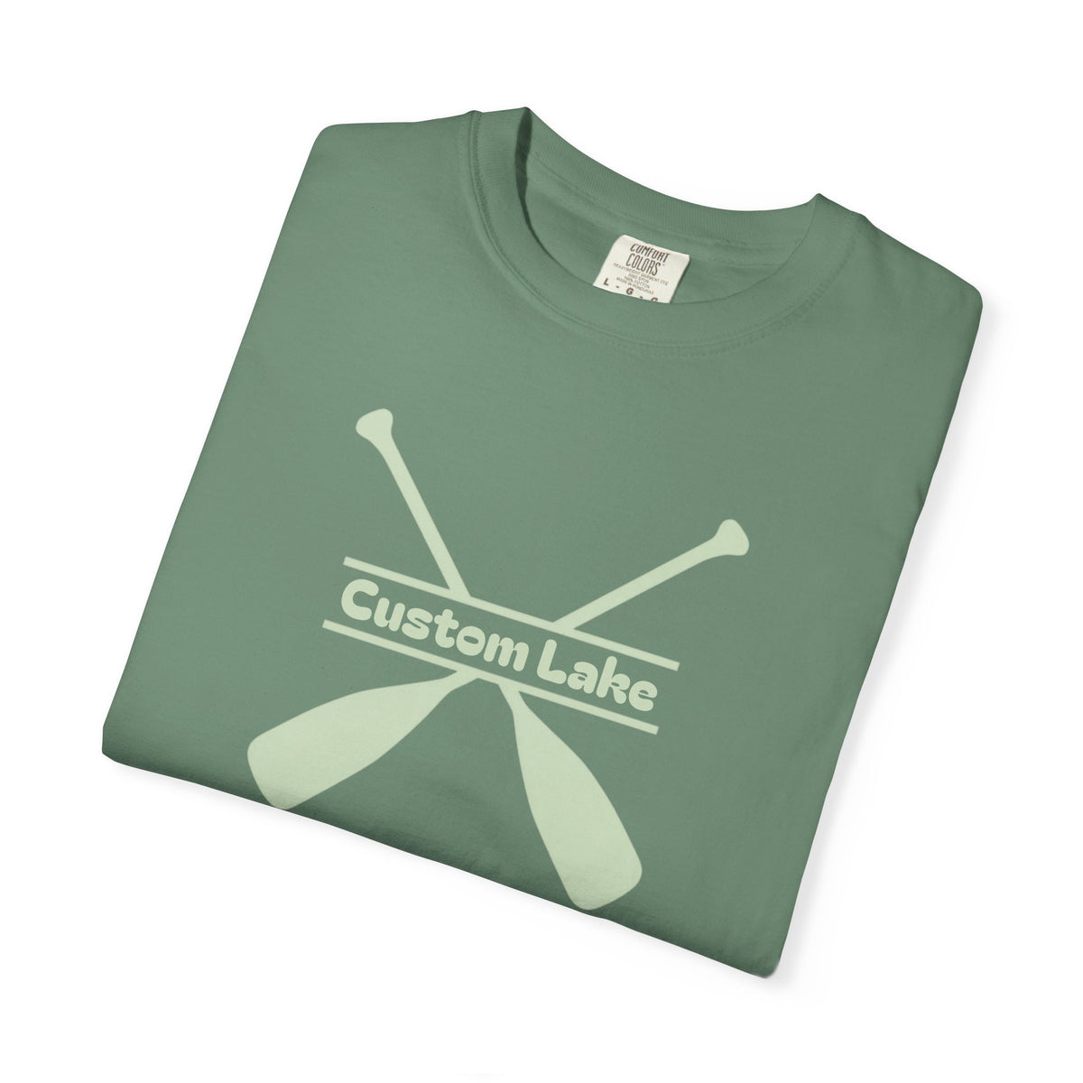 Custom Lake Name Oars T-Shirt