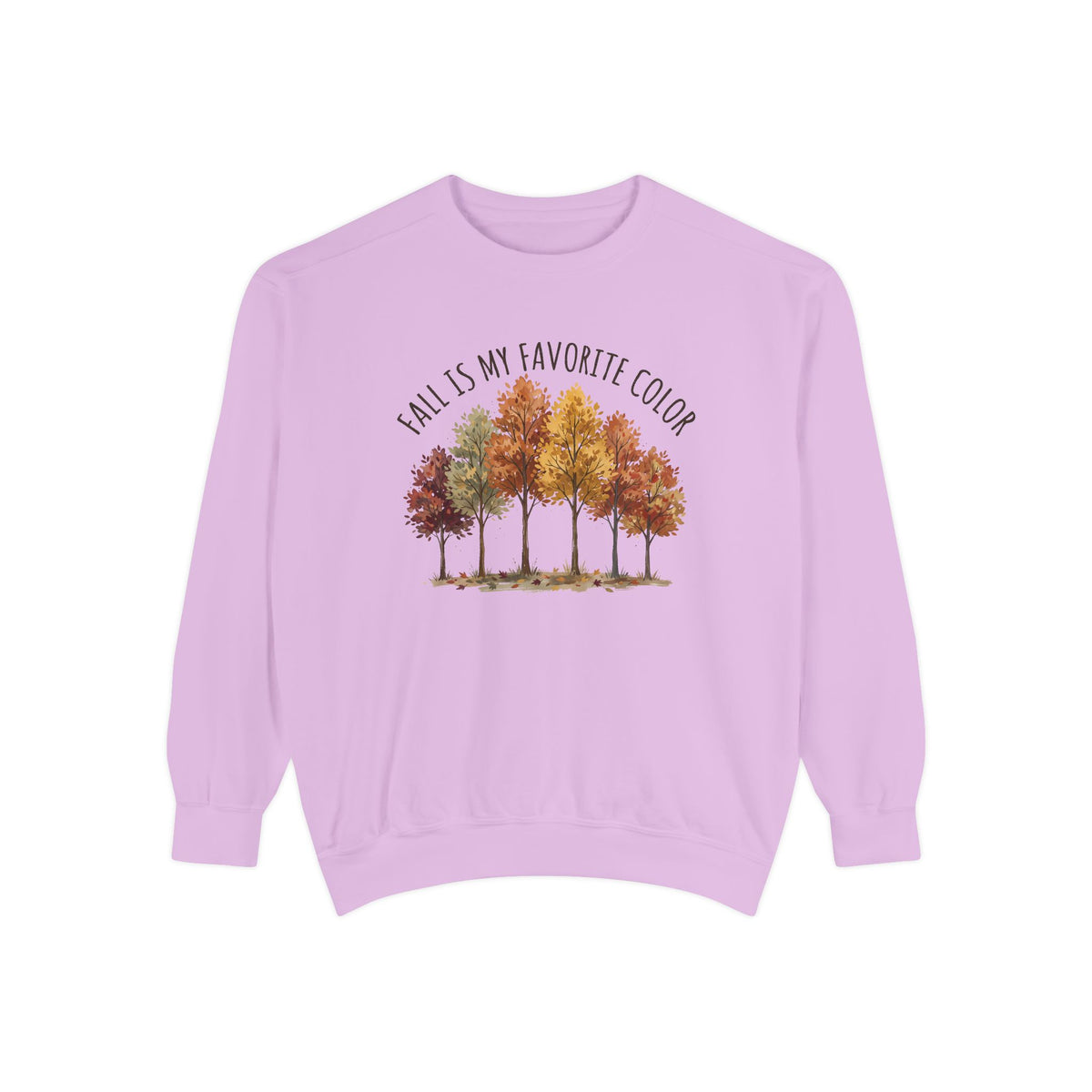 Fall Is My Favorite Color Sweatshirt - Autumn Tree Graphic Crewneck