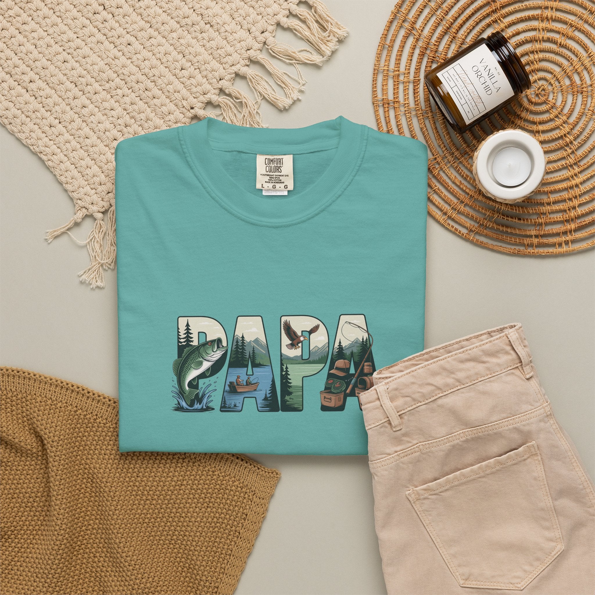 Papa Fishing T-Shirt
