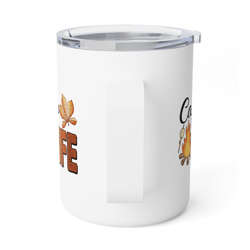Campfire Coffee 10oz Insulated Mug for Cozy Autumn Mornings